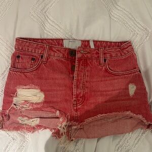 One reason Red/Pink Denim skirt